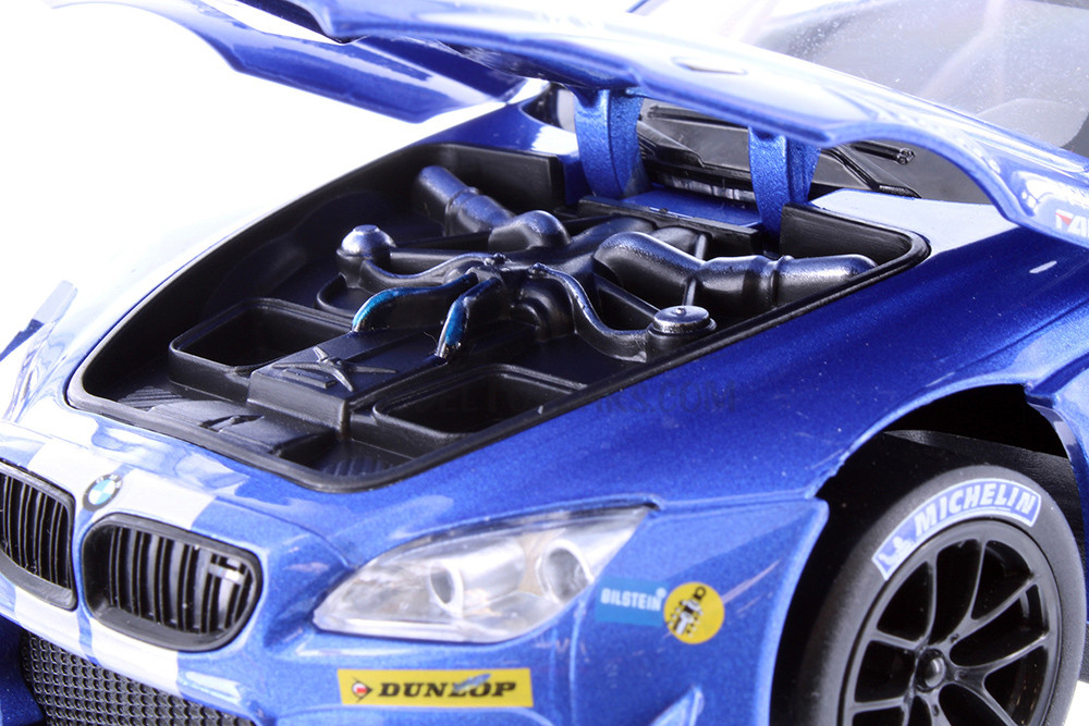 BMW M6 GT3 #101, Blue - Showcasts 68255BU - 1/24 Scale Diecast Model Toy Car