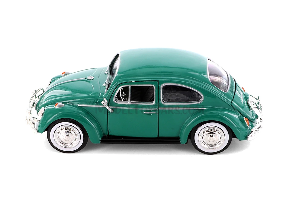 1966 Volkswagen Beetle Hardtop, Green - Showcasts® 77223GN - 1/24 Scale Diecast Model Toy Car