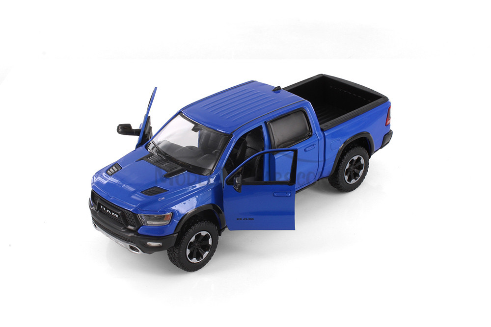 2019 Dodge Ram 1500 Crew Cab Rebel Pickup Truck - Showcasts 71358D - 1/24 Scale Set of 4 Model Cars