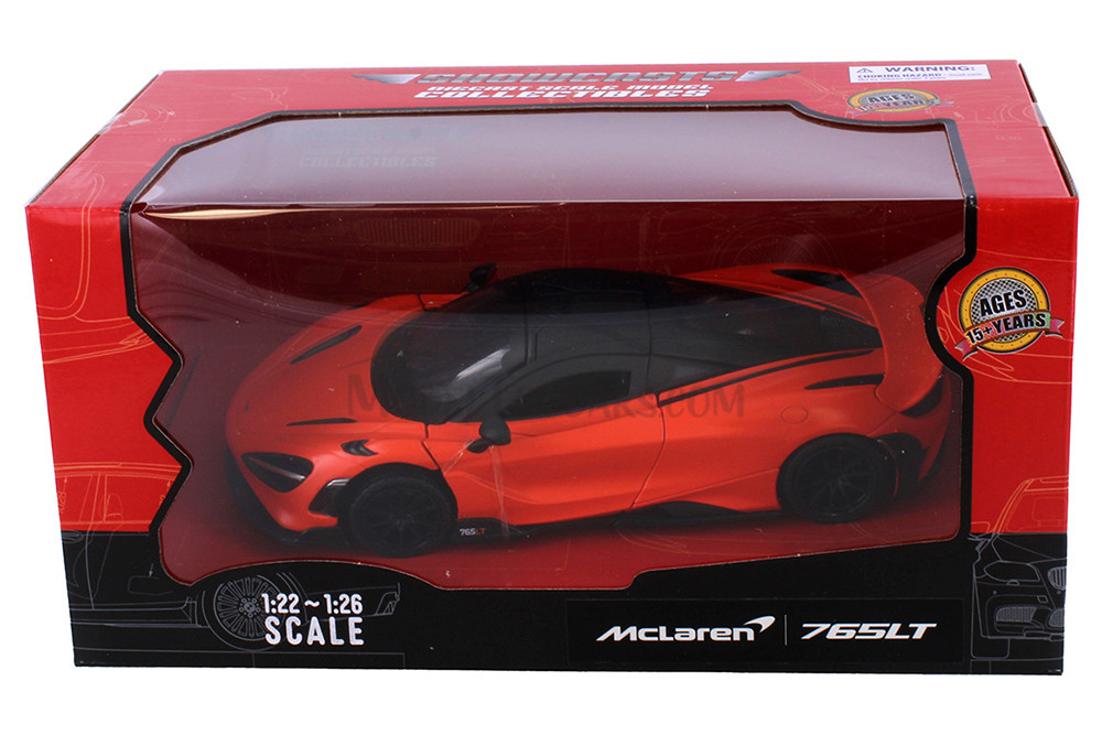 McLaren 765LT, Red - Showcasts 68276R - 1/24 Scale Diecast Model