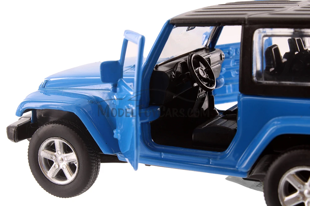 Jeep Wrangler, Blue, White & Red - Showcasts 67425D - 1/43 Scale 3-Pack Diecast Model Toy Cars