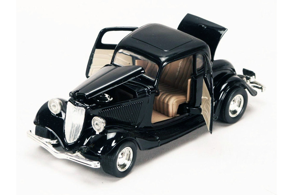 1934 Ford Coupe Hardtop, Black - Showcasts 77217BK - 1/24 Scale Diecast Model Toy Car