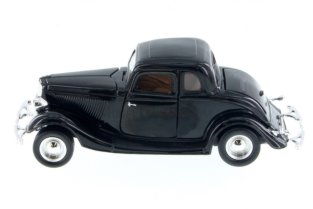 1934 Ford Coupe Hardtop, Black - Showcasts 77217BK - 1/24 Scale Diecast Model Toy Car