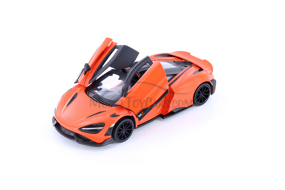 McLaren 765LT, Red, Yellow & Green - Showcasts 68276D - 1/24 Scale