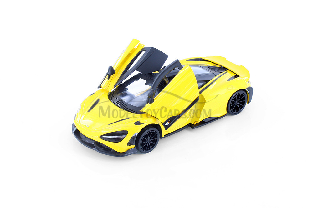 McLaren 765LT, Red, Yellow & Green - Showcasts 68276D - 1/24 Scale
