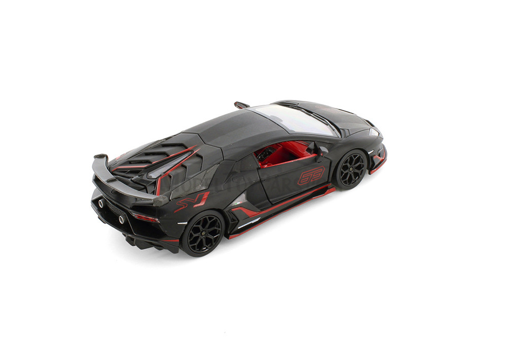 Lamborghini Aventador SVJ, Black - Showcasts 68269BK - 1/24 Scale