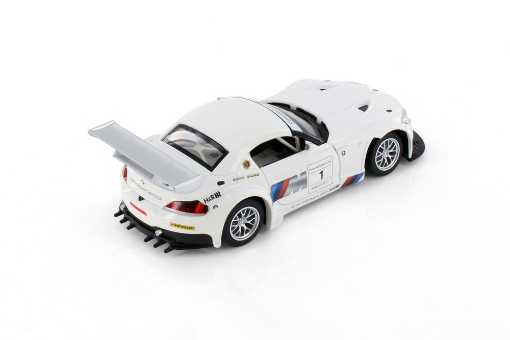 BMW Z4 GT3, White - Showcasts 68260W - 1/24 Scale Diecast Model Toy Car