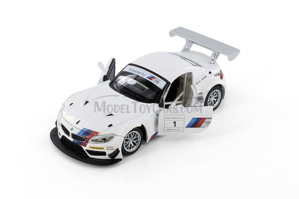 BMW Z4 GT3, White - Showcasts 68260W - 1/24 Scale Diecast Model