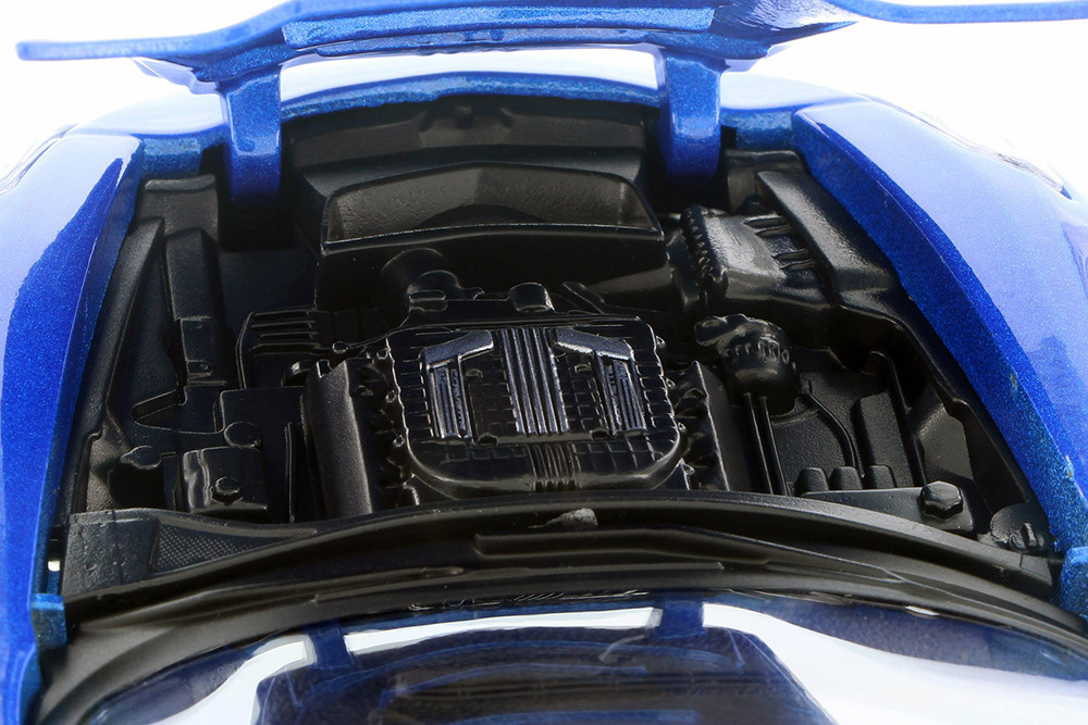 2015 Chevy Corvette Z06 Hardtop, Blue - Showcasts 38133BU - 1/24 Scale Diecast Model Toy Car