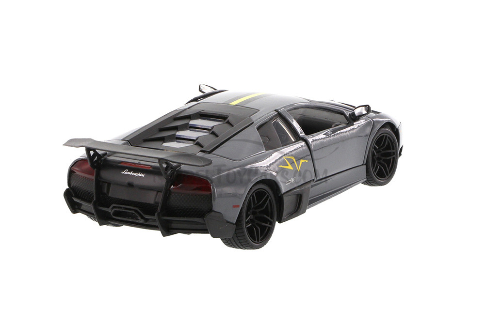 Lamborghini Murcielago LP670-4 SV Hardtop, Dark Gray - Showcasts 77350BK - 1/24 Scale Diecast Car