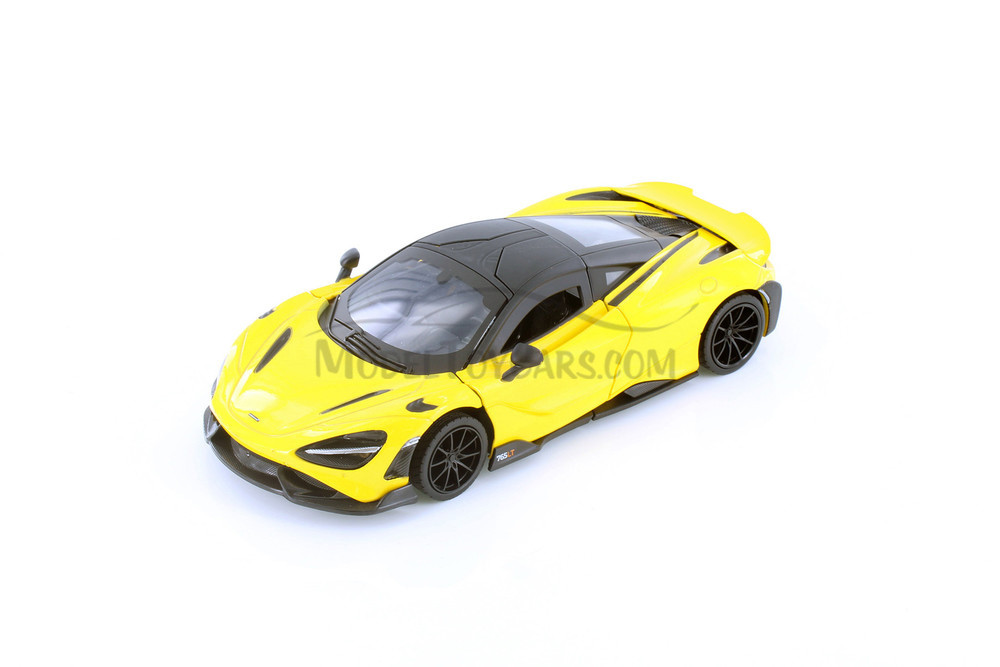 McLaren 765LT, Green & Yellow - Showcasts 68276/2D - 1/24 Scale
