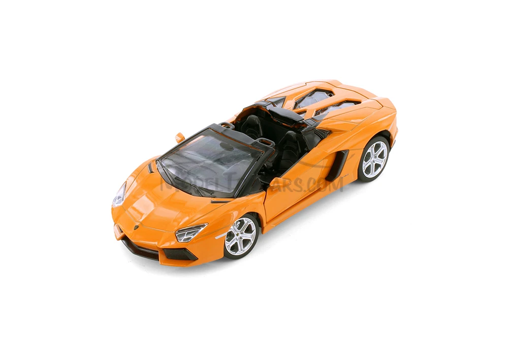 Lamborghini Aventador LP700-4 Roadster, Orange - Showcasts 68274OR - 1/24 Scale Diecast Model Car