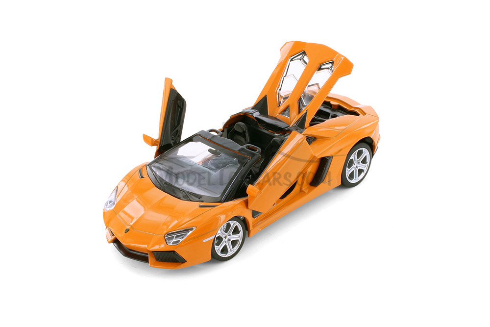 Lamborghini Aventador LP700-4 Roadster, Orange - Showcasts 68274OR - 1/24 Scale Diecast Model Car