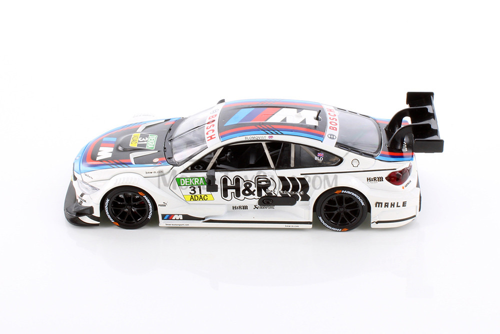 BMW M4 DTM, White - Showcasts 68256W - 1/24 Scale Diecast Model