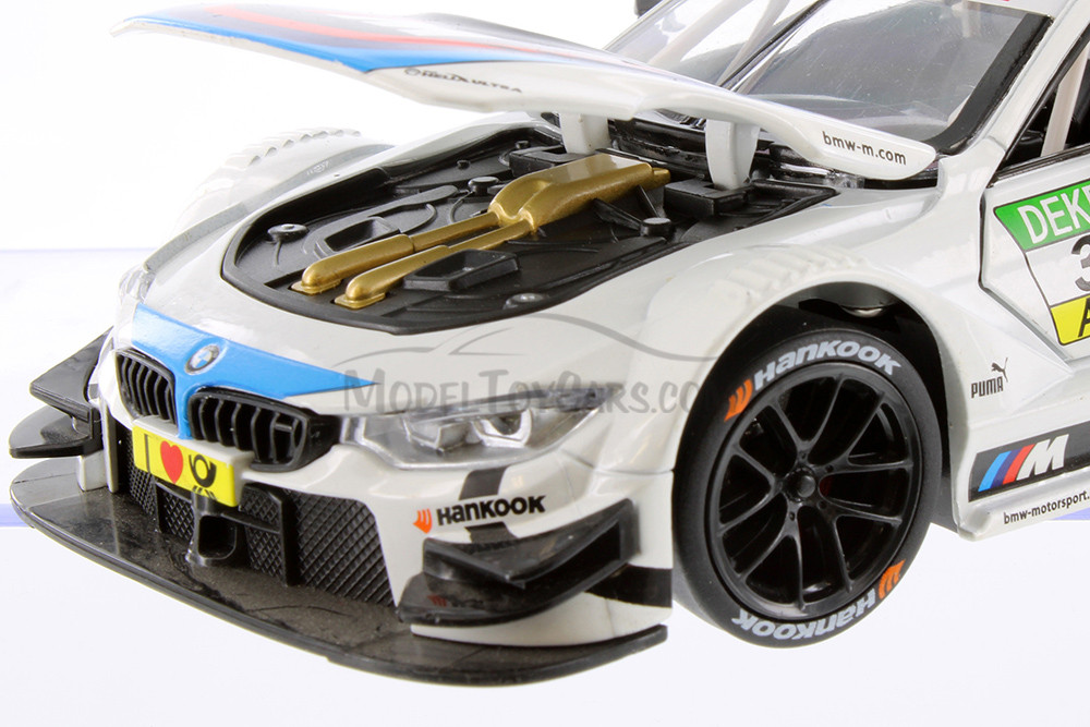 BMW M4 DTM, White - Showcasts 68256W - 1/24 Scale Diecast Model