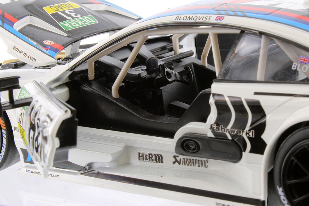 BMW M4 DTM, White - Showcasts 68256W - 1/24 Scale Diecast Model
