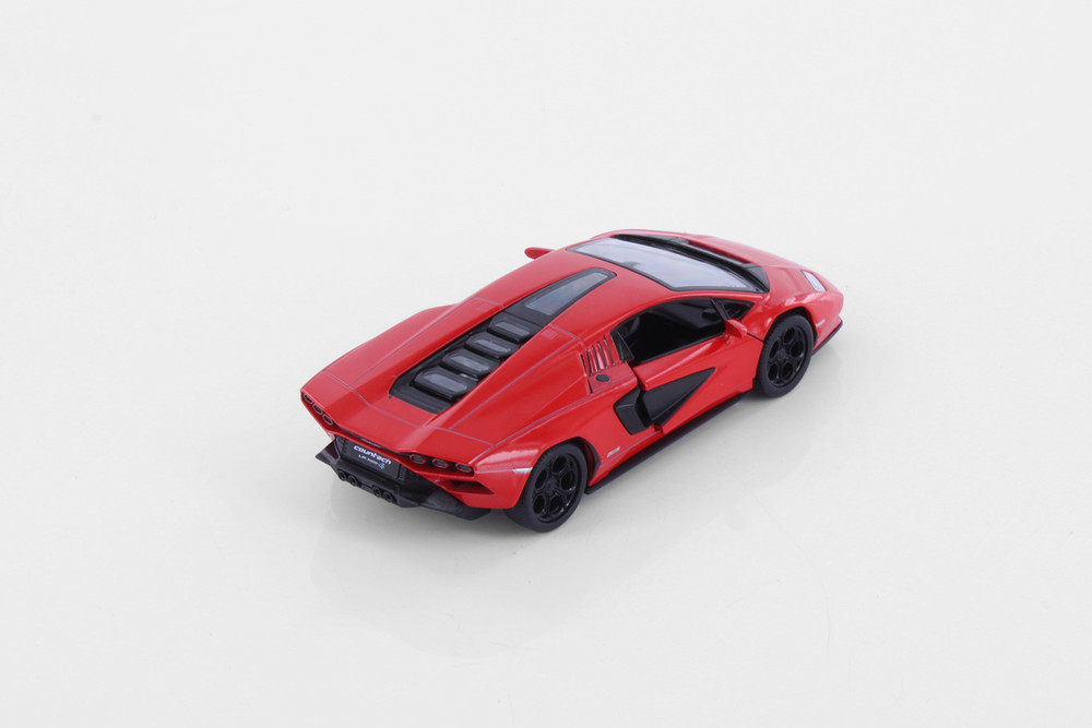 Lamborghini Countach LPI 800-4 Hardtop, Red - Kinsmart 5437D - 1/38 Scale Diecast Model Toy Car