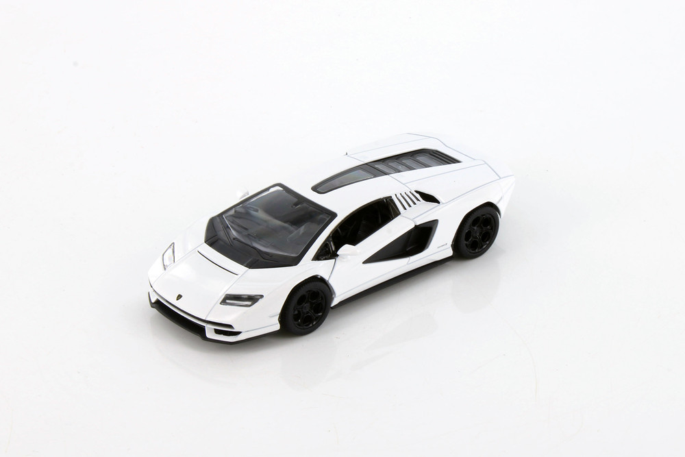 Lamborghini Countach LPI 800-4 Hardtop, White - Kinsmart 5437D - 1/38 Scale Diecast Model Toy Car