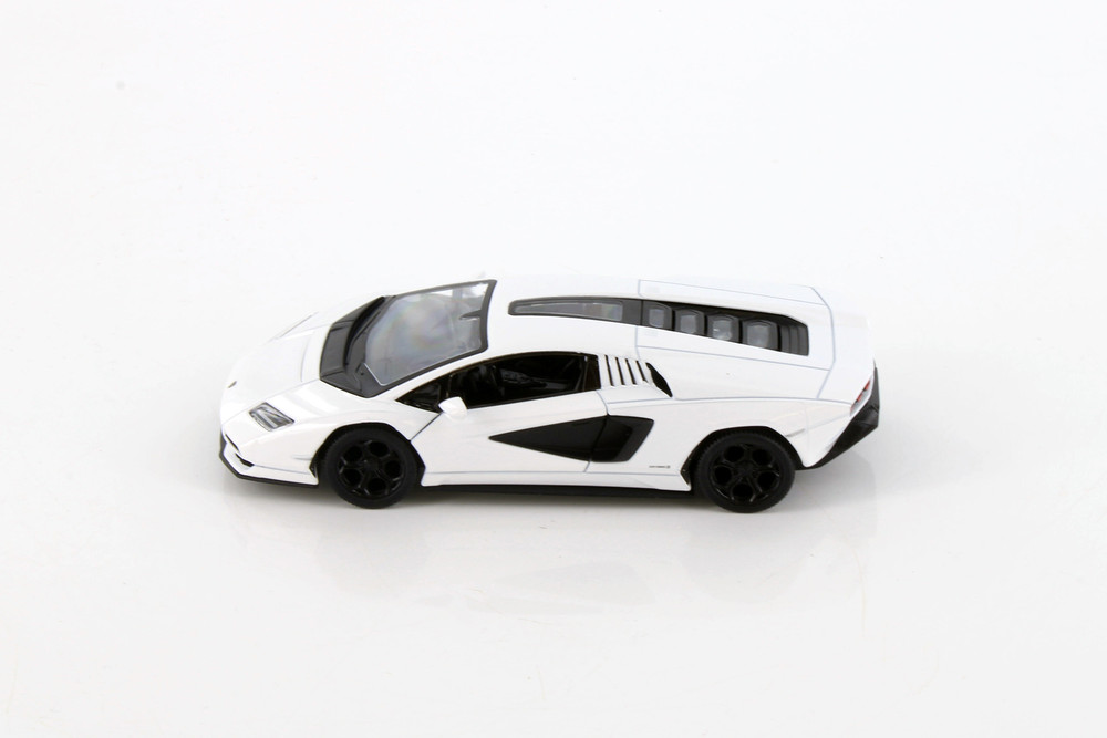 Lamborghini Countach LPI 800-4 Hardtop, White - Kinsmart 5437D - 1/38 Scale Diecast Model Toy Car