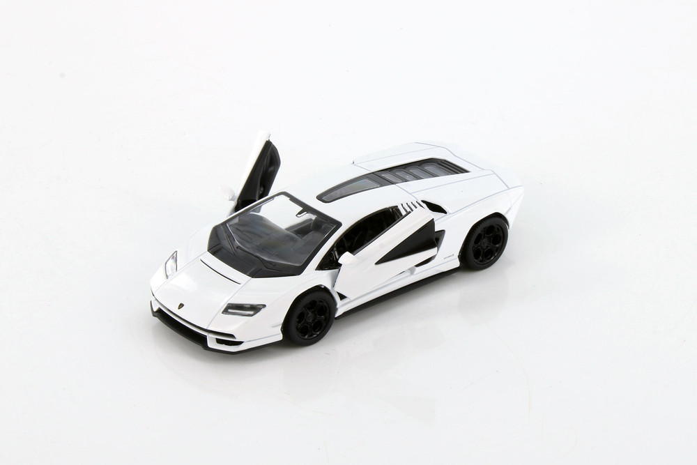 Lamborghini Countach LPI 800-4 Hardtop, White - Kinsmart 5437D - 1/38 Scale Diecast Model Toy Car