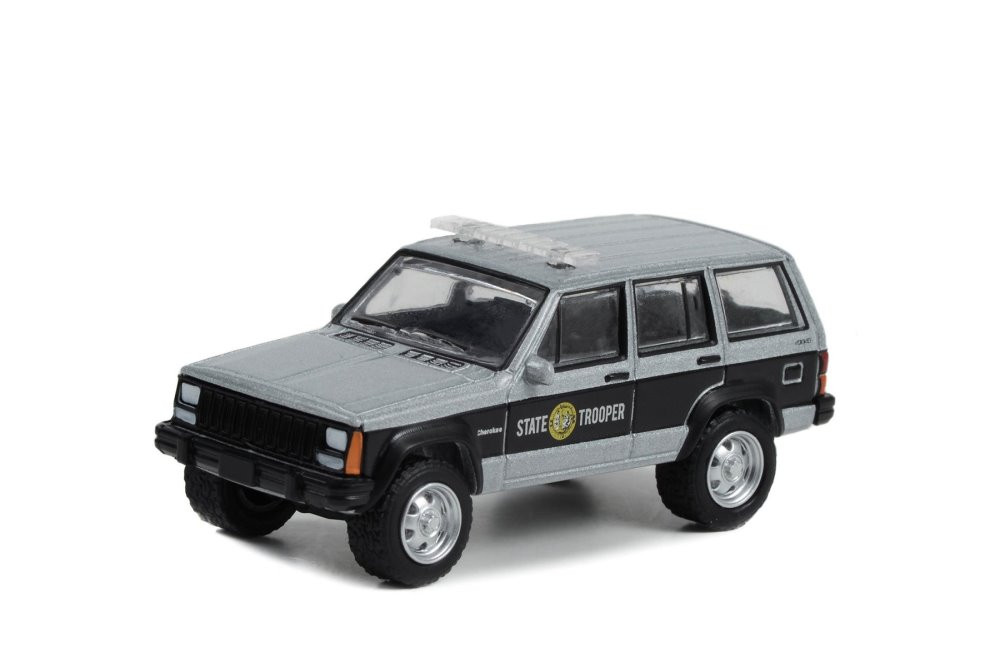 North Carolina Highway Patrol 1995 Jeep Cherokee - Greenlight 43010D - 1/64 Scale Diecast Car