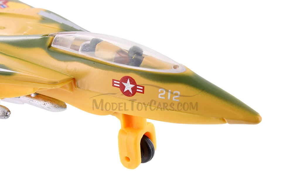 X Force Commander F-4 Tomcat Jet - Showcasts 51305 - 7 Inch Scale Set of 6 Diecast Model Toy Planes