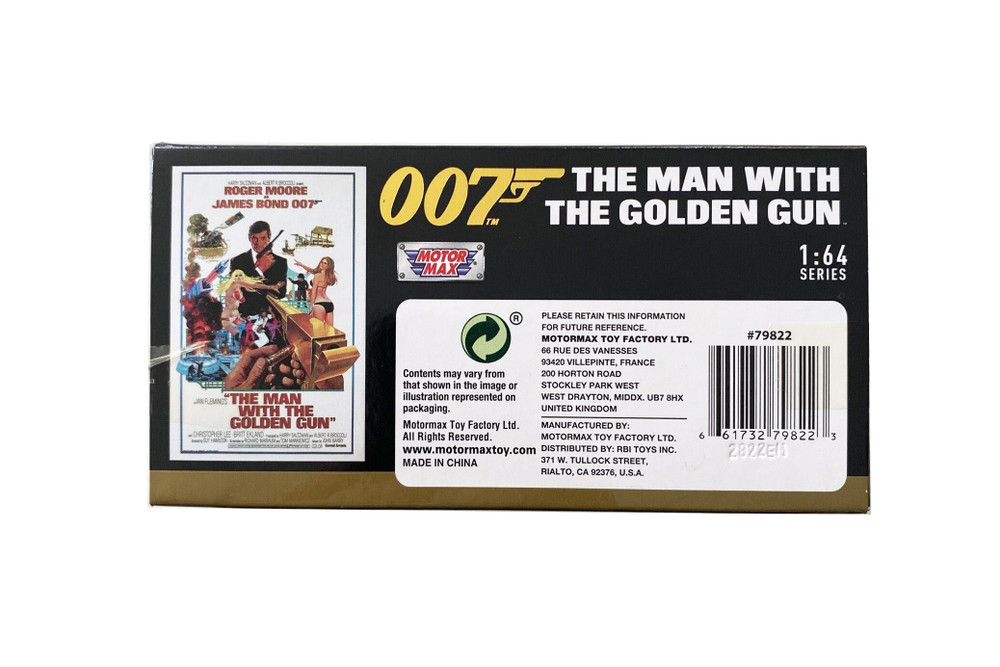 1974 AMC Hornet, James Bond 007 "Man with the Golden Gun" - Motor Max 79822, 1/64 Scale Diecast Car