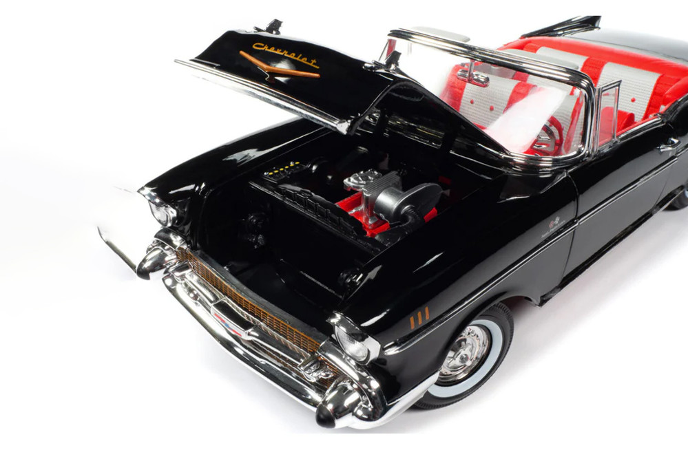 1957 Chevy Bel Air Convertible, James Bond 007 "Dr. No" - Motor Max 79831 - 1/18 Scale Diecast Car