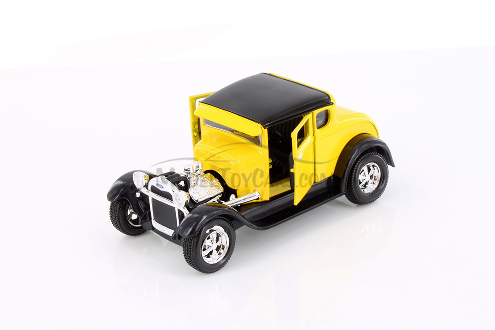 1929 Ford Model A, Yellow - Showcasts 37201 - 1/24 Scale Diecast Model Toy Car