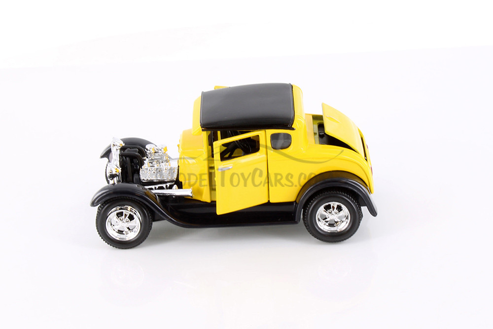 1929 Ford Model A, Yellow - Showcasts 37201 - 1/24 Scale Diecast Model Toy Car