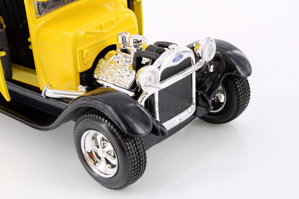 1929 Ford Model A, Yellow - Showcasts 37201 - 1/24 Scale Diecast Model Toy Car