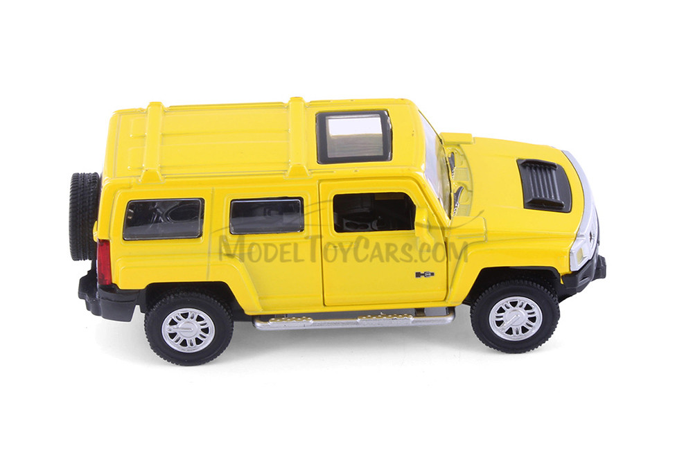 Hummer H3, Yellow - Showcasts 67401D - 1/43 Scale Diecast Model Toy Car