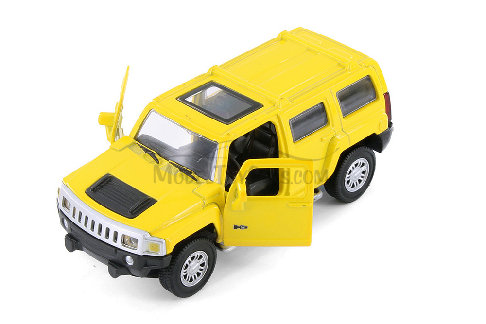 Hummer H3, Yellow - Showcasts 67401D - 1/43 Scale Diecast Model