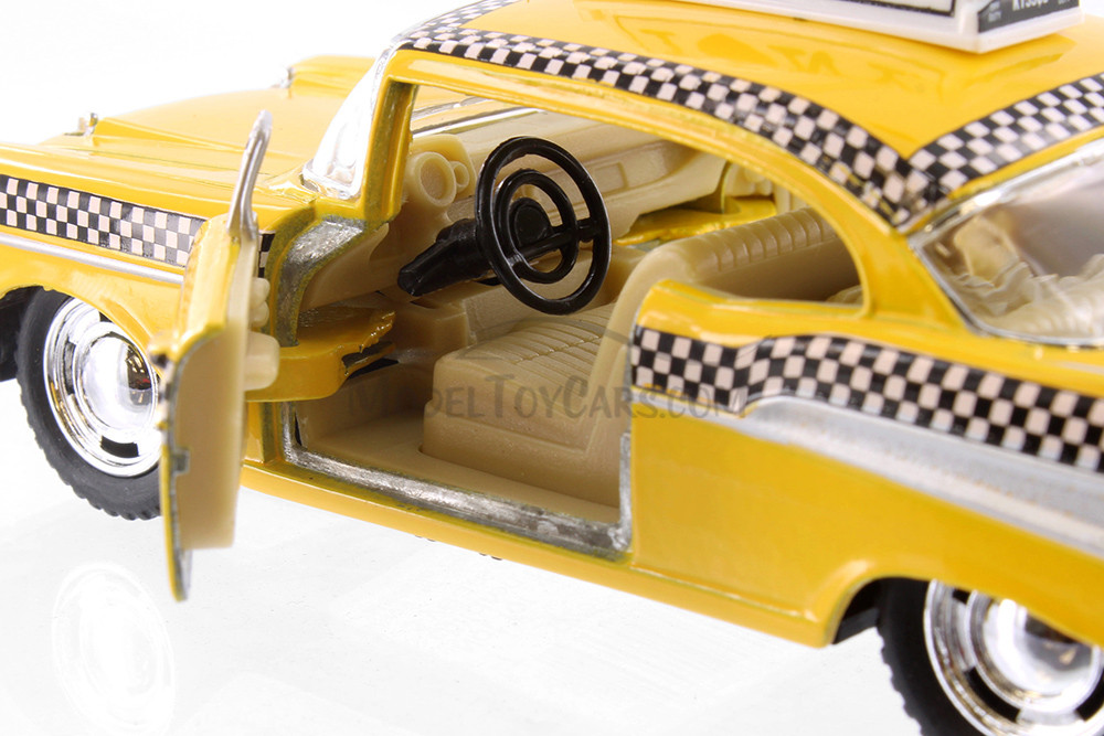 I Love New York 1957 Yellow Chevy Bel Air Taxicab