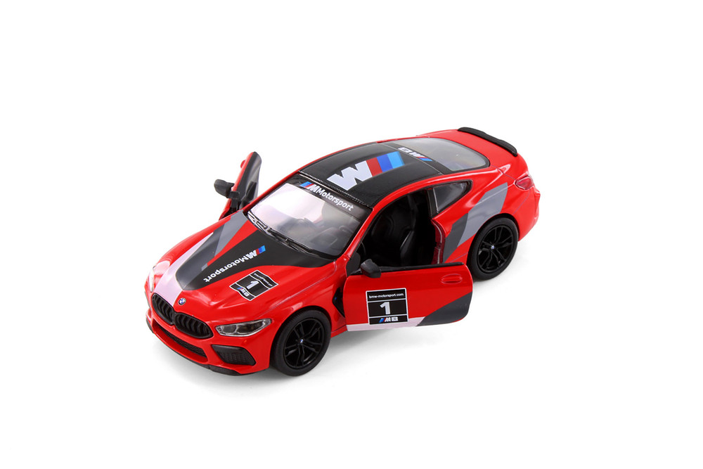 BMW M8 Competition Coupe Livery Edition, Red - Kinsmart 5425DF - 1