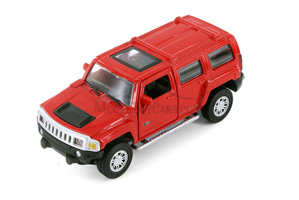 Hummer H3, Red - Showcasts 67401D - 1/43 Scale Diecast Model Toy