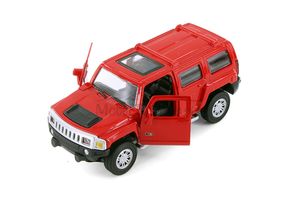Hummer H3, Red - Showcasts 67401D - 1/43 Scale Diecast Model Toy Car