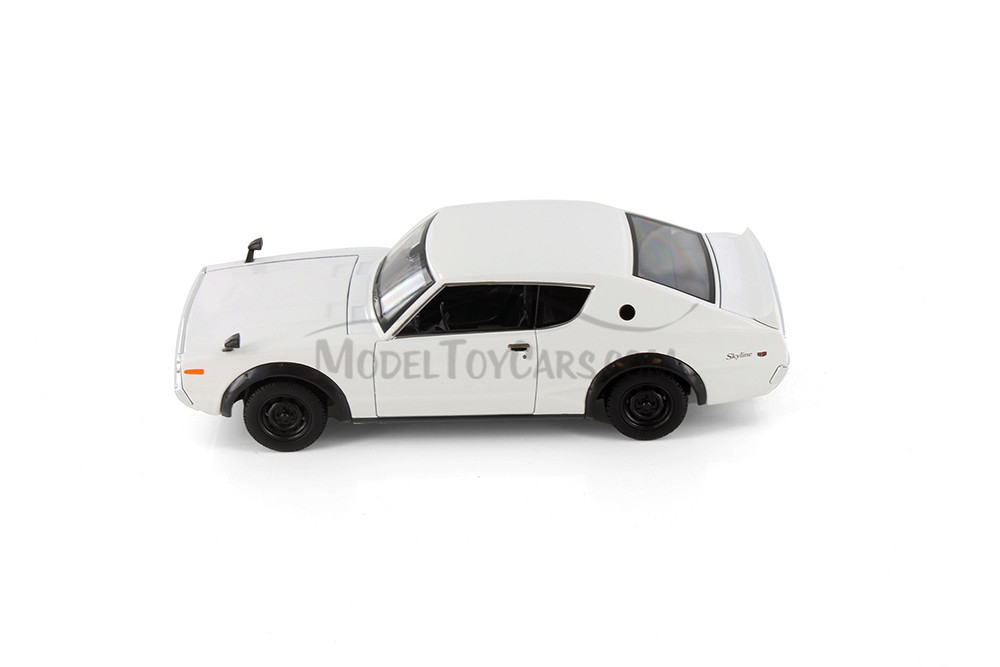 1973 Nissan Skyline 2000GT-R, White - Showcasts 37528 - 1/24 Scale