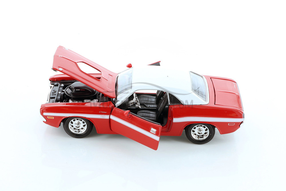 1970 Dodge Challenger R/T 1/24絶版品 Danbury 1970 Dodge Challenger R/T 1:24 Bright Blue Poly Box Title