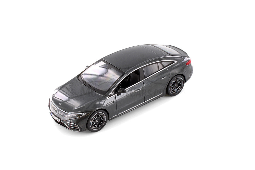 2022 Mercedes-Benz EQ Sedan, Black - Showcasts 37902 - 1/24 Scale Diecast Model Toy Car