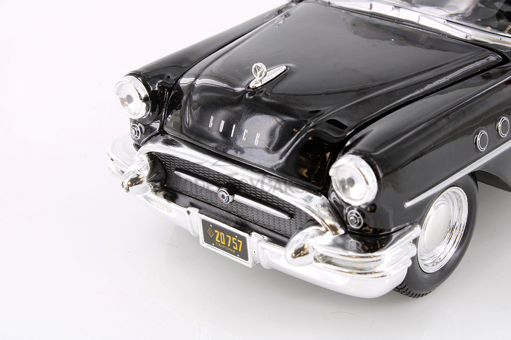 1955 Black Buick Century California Highway Patrol, Showcasts 37295 - 1/24 Scale Set of 4 Toy Cars