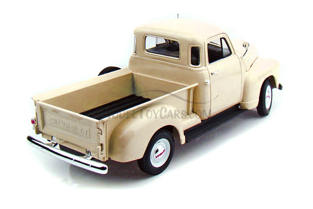1953 Chevy 3100 Pickup Truck, Cream - Welly 22087 - 1/24 scale