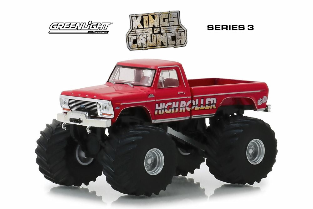 1979 Ford F-350 Monster Truck, High Roller - Greenlight 49030D/48 - 1/64 Scale Diecast Model Toy Car