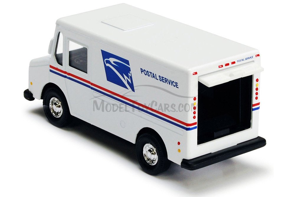 USPS Mail Truck, White - Showcasts 2101D - 4.5 Inch Scale Diecast Model Replica