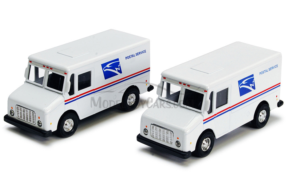 USPS Mail Truck, White - Showcasts 2101D - 4.5 Inch Scale Diecast Model Replica