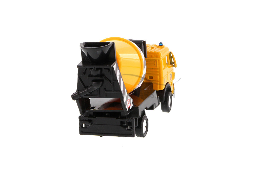 Cement Mixer, Yellow - Showcasts 9531/4D - 4.5 Inch Scale Diecast