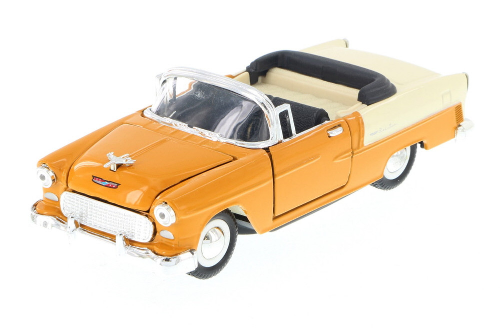 1955 Chevy Bel-Air Convertible, Tan - Sunnyside 5720D - 1/34 Scale Diecast Model Toy Car