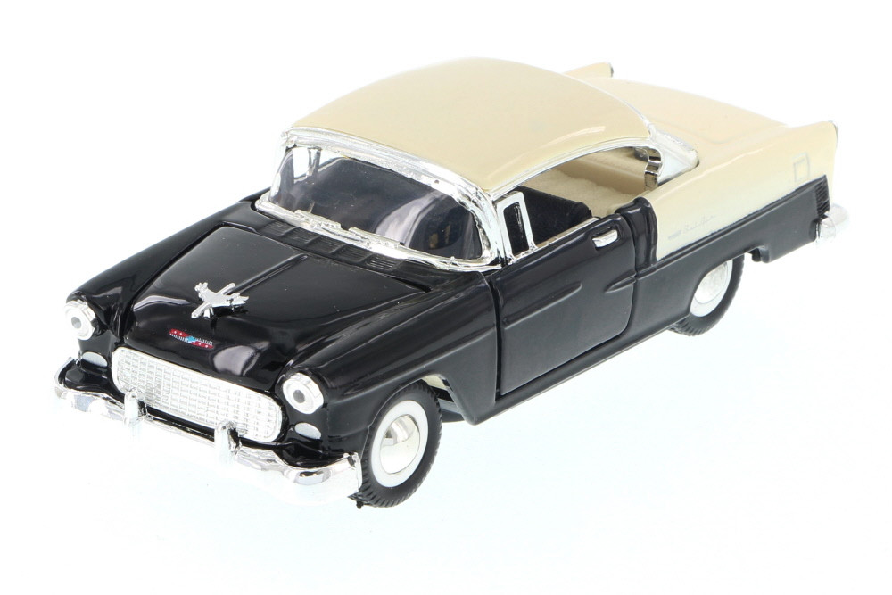 1955 Chevy Bel Air Hard Top, Black - Sunnyside 5720D - 1/34 Scale