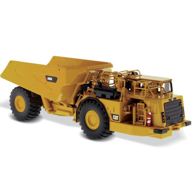 Caterpillar AD60 Articulated Underground Truck with Operator, Yellow - Diecast Masters 85516 - 1/50 scale Diecast Vehicle Replica