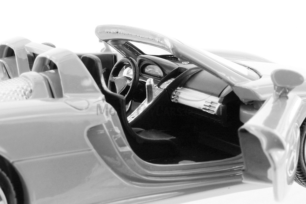 Porsche Carrera GT, Silver - Showcasts 68242/43 - 1/24 Scale Diecast Model Toy Car (1 Car, No Box)